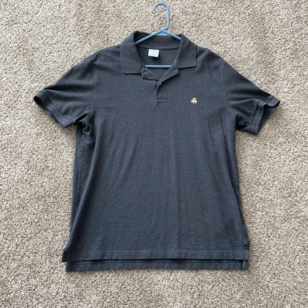 Brooks Brothers Charcoal Polo